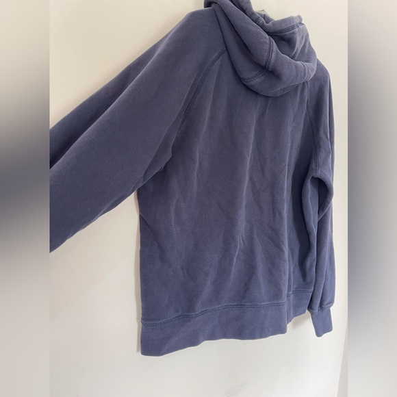 Nike Sportswear Club Overhead Hoodie Swoosh Embroidered Gym Y2k Navy Large Basic - Picture 9 of 9